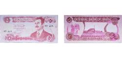 World Coins - Iraq Republic 1992 5 Dinars Paper UNC P 80