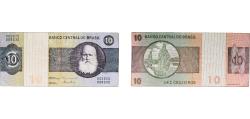 World Coins - Brazil Federative Republic of Brazil 1974 10 Cruzeiros (2nd Edition; 1st Type) Paper XF P 193 AI Notes C137 AI Notes C138 AI Notes C139 AI Notes C140 AI Notes C141