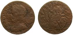 World Coins - Great Britain Kingdom of England Charles I 1672 1 Farthing 6.2g