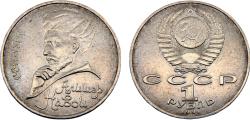 World Coins - Soviet Union 1991 ЛМД 1 Ruble 550th Anniversary of the Birth of Ali-Shir Nava'i