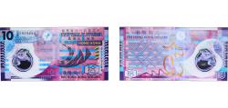 World Coins - China Hong Kong 2007 10 Dollars (polymer) Polímero UNC P 401