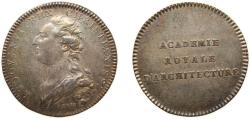 World Coins - France Kingdom ND Jeton - (ACADEMIE ROYALE D'ARCHITECTURE) 8g AU