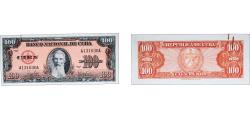 World Coins - Cuba First Republic 1959 100 Pesos Paper XF P 93