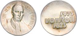 World Coins - Switzerland Federal State 1973 Medal - Ludwig von Roll, 150 ans de l'entreprise Von Roll Silver 18.08g UNC