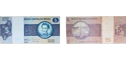 World Coins - Brazil Republic of the United States of Brazil 1970 5 Cruzeiros (2nd Edition; 1st Type) Paper VF P 192 AI Notes C133 AI Notes C134 AI Notes C135 AI Notes C136
