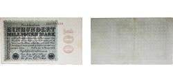 World Coins - Germany Weimar Republic 1923 100 000 000 Mark (Reichsbanknote) Paper XF  P 107