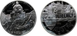 World Coins - Austria Second Republic 1996 20 Euro (1000th Anniversary of the Formation of Austria) Silver (.925) Vienna Mint 23.5g PF  X 39