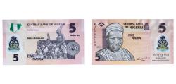 World Coins - Nigeria 2009 5 Naira Polymer UNC P 38
