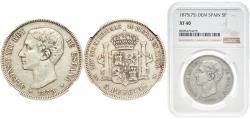World Coins - Spain Kingdom 1875 