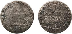World Coins - Germany Principality of Brunswick-Wolfenbüttel 1790 MC 1 Mariengroschen - Charles William Ferdinand Silver 1.2g VF  Welter 2928 KM 1031