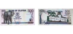 World Coins - Uganda Republic 1991 500 Shillings Paper  P 33