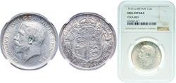 World Coins - Great Britain Kingdom 1915 ½ / Half Crown - George V (1st type) Silver (.925) Royal Mint (Tower Hill) (32433000) 14.14g NGC UNC  KM 818.1 Sp 4011
