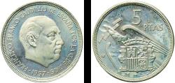 World Coins - Spain Nationalist Government 1957 