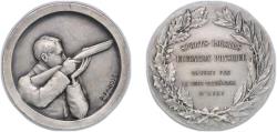 World Coins - France Republic ND Medal - Sports loisirs éducation physique, offert par le sous secrétaire d'état Silver plated bronze 62.55g UNC
