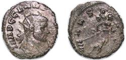 Ancient Coins - Rome Roman Empire 268 - 270 BI Antoninianus - Claudius II Gothicus (VIRTVS AVG; Mars) Billon 3.68g VF RIC V.1 172 OCRE ric.5.cg.172