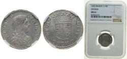 World Coins - France Principality of Orange 1665 1⁄12 Ecu - William Henry (shield of Orange and Nassau) Silver NGC MS61 Top Pop  Dy féodales 2200-2201 PA CI/10 Dh Orange 167-173 VdWV Orange 124