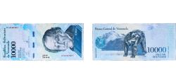 World Coins - Venezuela Bolivarian Republic 2017 10 000 Bolívares Paper UNC P 98 NCV bbcv10000bsf