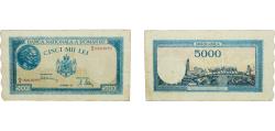 World Coins - Romania Kingdom 1945 5000 Lei Paper VF  P 56