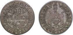 World Coins - Germany Free imperial city of Aachen German states 1754 3 Marck Silver 1.67g VF KM 50 Menadier 262 Krum 168.54.1 Krum 168.54.2
