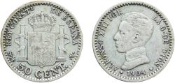 World Coins - Spain Kingdom 1904 