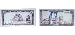 World Coins - Lebanon Republic 1986 10 Livres Paper UNC P 63