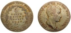 World Coins - Germany Kingdom of Prussia German states 1813 A ⅙ Reichsthaler - Friedrich Wilhelm III Silver (.52083) Berlin Mint (5103498) 5.345g AU KM 385 AKS 24 Olding FR 110, 116, 122, 125 N
