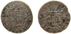 World Coins - Germany Duchy of Württemberg Holy Roman Empire 1692 1 Kreuzer - Friedrich Karl Billon 0.5g VF KM 249