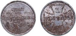 World Coins - Germany Ober Ost 1916 J 3 Kopecks (Occupation Coinage) Iron Hamburgische Münze Mint (7903000) 8.72g AU KM 23 Schön 3 ParM 3