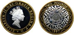 World Coins - Great Britain United Kingdom Elizabeth II 1997 2 Pounds Technology