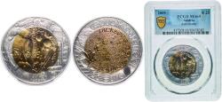 World Coins - Austria Second Republic 2009 25 Euro (International Year of Astronomy) Bimetallic: niobium centre in silver (.900) ring Vienna Mint (65000) 16.5g PCGS MS 69  KM 3174