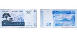 World Coins - Madagascar 2004 100 Ariary / 500 Francs Paper UNC P 86