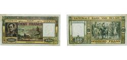 World Coins - Belgium Kingdom 1945 100 Francs Paper XF  P 126 LA BFB-64