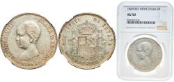 World Coins - Spain Kingdom 1889 