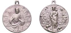 World Coins - Spain Kingdom ND Religion Medal White Metal  7.06g AU