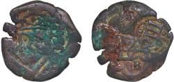 World Coins - Spain Kingdom 1658 B 8 Maravedis - Philip IV (countermarked) Copper Burgos Mint 6.44g VF