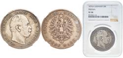 World Coins - Germany Kingdom of Prussia Second Empire 1876 A 5 Mark - Wilhelm I Silver (.900) Berlin Mint (2041407) 27.77g NGC VF 30  KM 503 AKS 114 J 97 Dav GT III 786