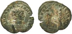 Ancient Coins - Rome Roman Empire 270 - 275 S BI Antoninianus - Aurelianus (CONCORDIA MILITVM) Billon Mediolanum Mint 3.01g AU  RIC V.1 120 OCRE ric.5.aur.120
