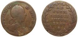 World Coins - Belgium Austrian Netherlands Possession 1789 2 Liards / 2 Oorden - Joseph II Copper Brussels Mint (194774) 7.5g VF KM 31