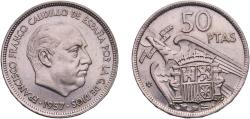 World Coins - Spain Nationalist Government 1957 