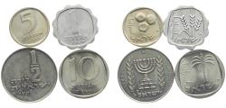 World Coins - Israel State 4 Lots