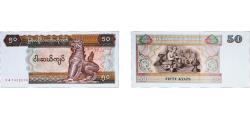 World Coins - Myanmar Union 1997 50 Kyats Paper UNC P 73