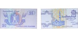World Coins - Egypt 2004 25 Piastres Paper UNC P 57 MHB M8(25P.T.)