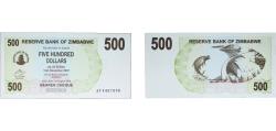 World Coins - Zimbabwe British colony 2006 500 Dollars (Bearer Cheque) Paper UNC P 43 TBB 134