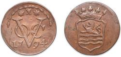 World Coins - Indonesia Netherlands East Indies 1794 1 Duit (Zeeland) Copper 3.01g AU KM 159 Scholt I 206 Scholt I 204 Scholt I 205 Scholt I 206b