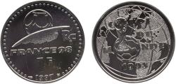 World Coins - France Fifth Republic 1997 1 Franc 1998 World Cup, France