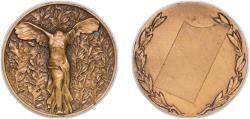World Coins - France Republic ND Art medal - Victoria Bronze 59.39g AU