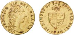 World Coins - Great Britain United Kingdom Kingdom 1788 Spade Guinea Gaming Token - George III (In memory of the good old days) Brass 1.78g AU