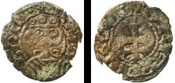 World Coins - Spain Kingdom of Aragon Kingdom of Castile and Aragon 1213 - 1276 Denier - Iacobus I Billon Jaca Mint 0.61g VF  Cru 318 MEC VI 107