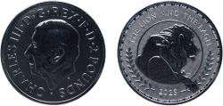 World Coins - Great Britain United Kingdom 2025 2 Pound - Charles III  Silver (.999) Royal Mint 31.3g UNC