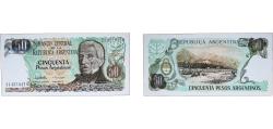 World Coins - Argentina Federal Republic 1976 - 1978 50 Pesos argentinos Paper UNC P 314 Bottero 2617 to 2620